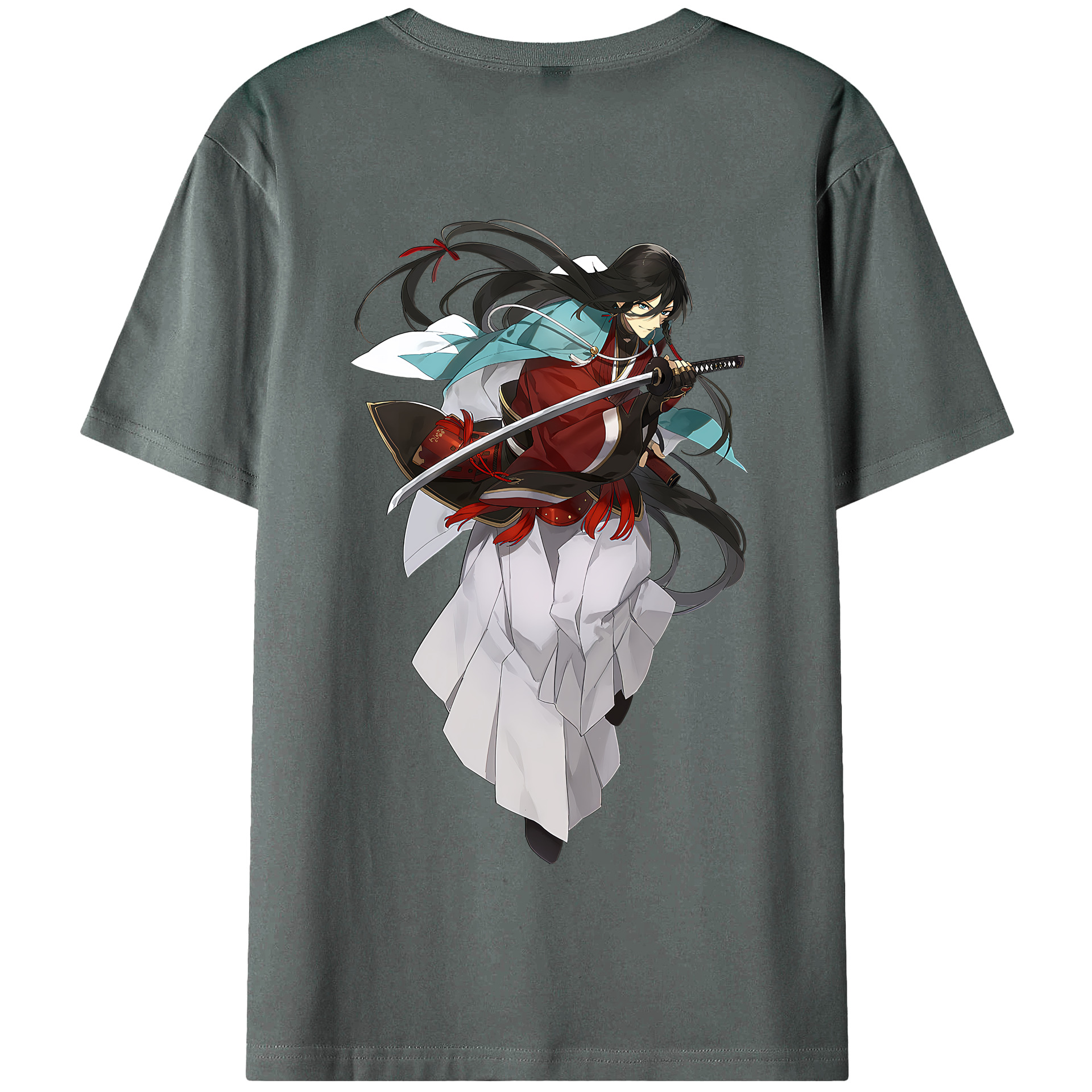 （画像用） 刀剣乱舞 Touken Ranbu 綿100％半袖Tシャツ（背面プリント）